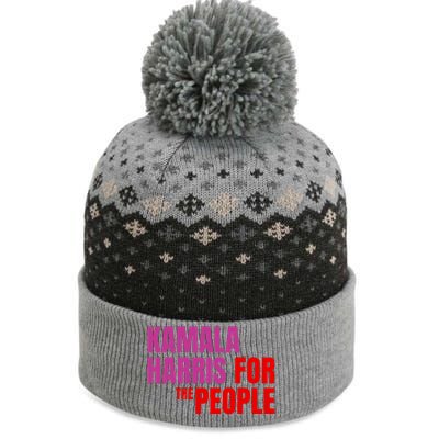 Kamala Harris For The People Kamala 2024 The Baniff Cuffed Pom Beanie