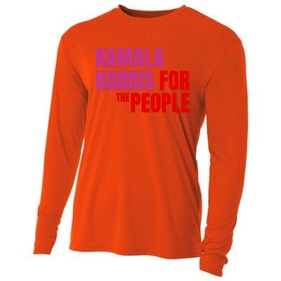 Kamala Harris For The People Kamala 2024 Cooling Performance Long Sleeve Crew