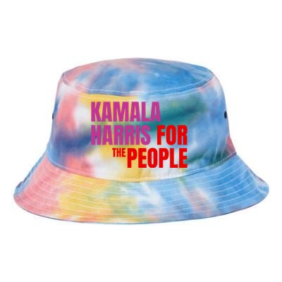 Kamala Harris For The People Kamala 2024 Tie Dye Newport Bucket Hat