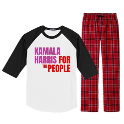 Kamala Harris For The People Kamala 2024 Raglan Sleeve Pajama Set