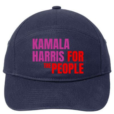 Kamala Harris For The People Kamala 2024 7-Panel Snapback Hat