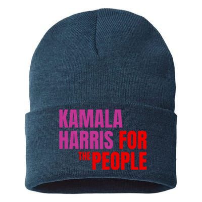 Kamala Harris For The People Kamala 2024 Sustainable Knit Beanie