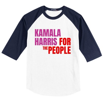 Kamala Harris For The People Kamala 2024 Baseball Sleeve Shirt