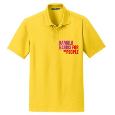 Kamala Harris For The People Kamala 2024 Dry Zone Grid Polo