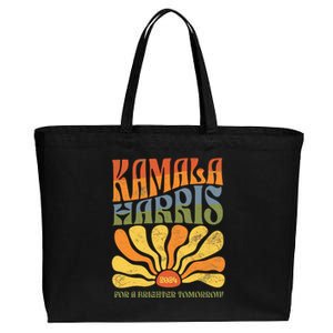 Kamala Harris For A Brighter Tomorrow 2024 Cotton Canvas Jumbo Tote