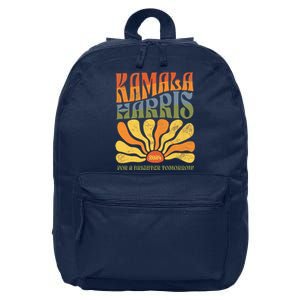 Kamala Harris For A Brighter Tomorrow 2024 16 in Basic Backpack