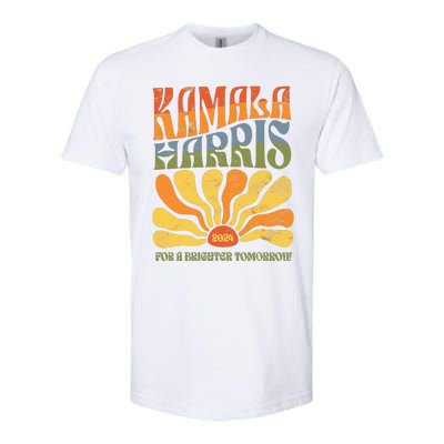 Kamala Harris For A Brighter Tomorrow 2024 Softstyle CVC T-Shirt