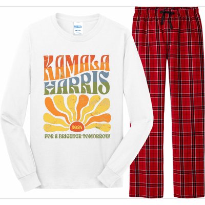 Kamala Harris For A Brighter Tomorrow 2024 Long Sleeve Pajama Set