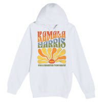 Kamala Harris For A Brighter Tomorrow 2024 Premium Pullover Hoodie