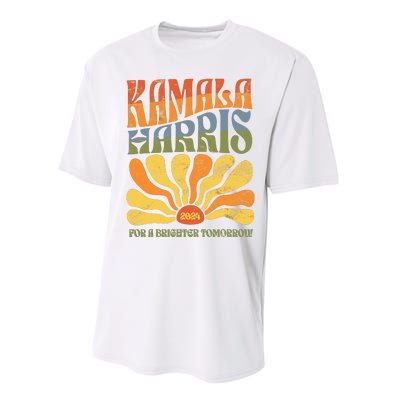 Kamala Harris For A Brighter Tomorrow 2024 Performance Sprint T-Shirt