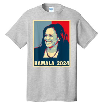 Kamala Harris For President 2024 Madam Vice President Tall T-Shirt