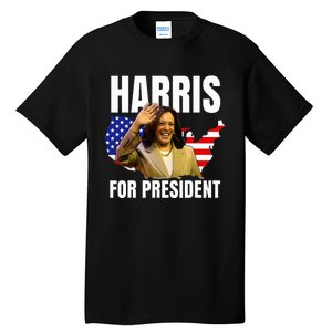 Kalama Harris For President 2024 Tall T-Shirt