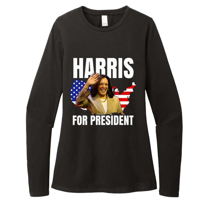 Kalama Harris For President 2024 Womens CVC Long Sleeve Shirt