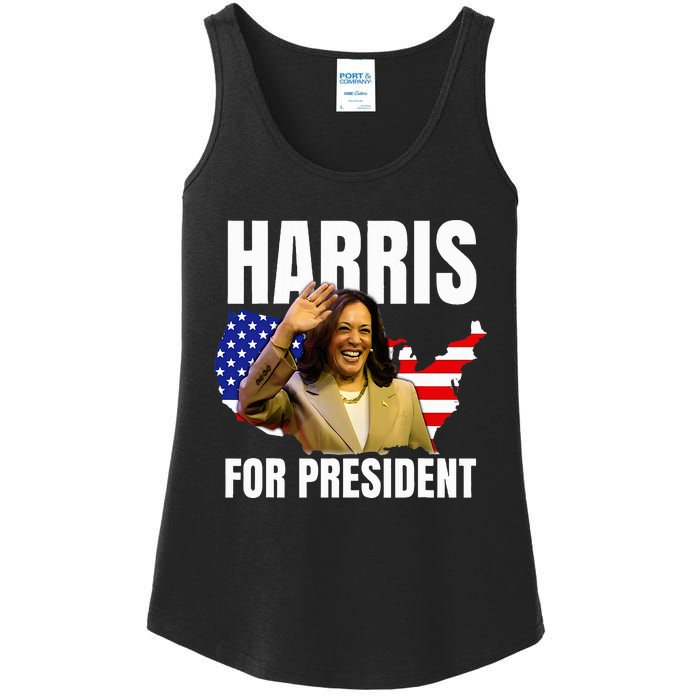 Kalama Harris For President 2024 Ladies Essential Tank