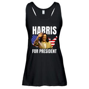 Kalama Harris For President 2024 Ladies Essential Flowy Tank