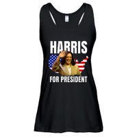 Kalama Harris For President 2024 Ladies Essential Flowy Tank