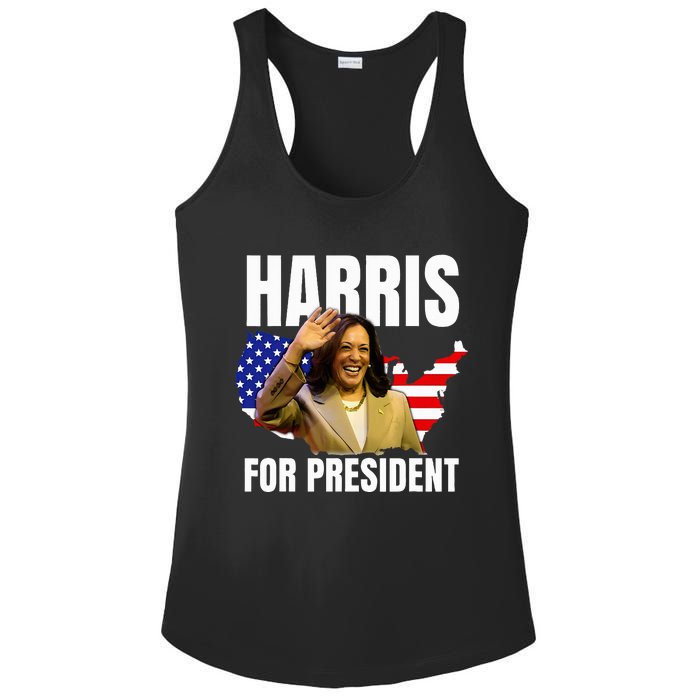 Kalama Harris For President 2024 Ladies PosiCharge Competitor Racerback Tank