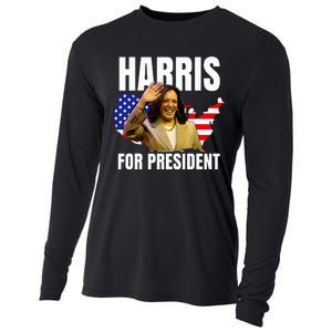 Kalama Harris For President 2024 Cooling Performance Long Sleeve Crew