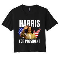 Kalama Harris For President 2024 Women's Crop Top Tee