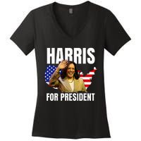 Kalama Harris For President 2024 Women's V-Neck T-Shirt