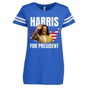 Kalama Harris For President 2024 Enza Ladies Jersey Football T-Shirt