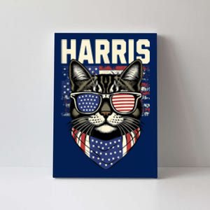 Kamala Harris For President 2024 Funny Cat Lady Graphic Canvas