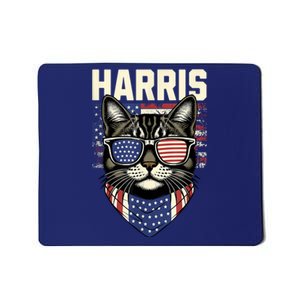 Kamala Harris For President 2024 Funny Cat Lady Graphic Mousepad