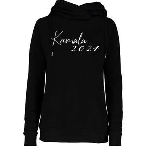 Kamala Harris For President 2024 Presidential Election Womens Funnel Neck Pullover Hood