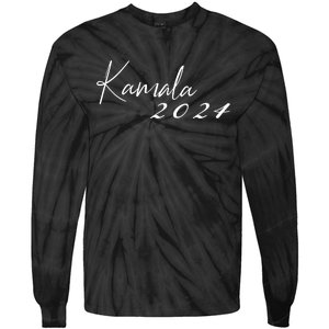 Kamala Harris For President 2024 Presidential Election Tie-Dye Long Sleeve Shirt