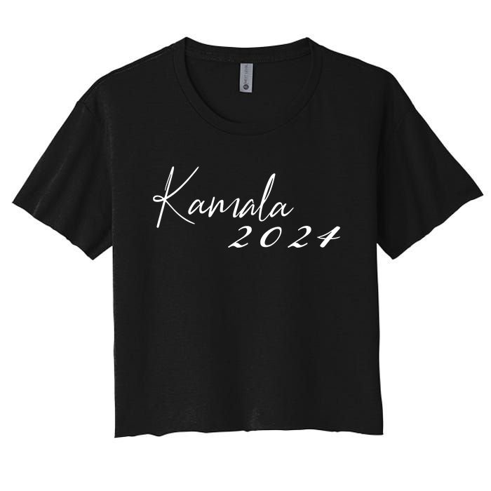 Kamala Harris For President 2024 Presidential Election Women's Crop Top Tee