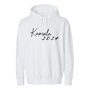 Kamala Harris For President 2024 Presidential Election Garment-Dyed Fleece Hoodie