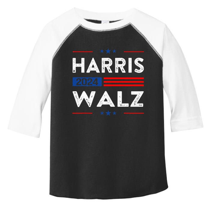 Kamala Harris Forward 2024 Kamala Harris Tim Waltz Forward Toddler Fine Jersey T-Shirt