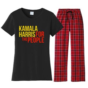 Kamala Harris For The People Kamala Women's Flannel Pajama Set