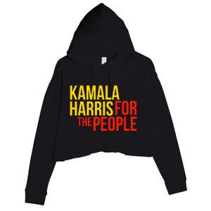 Kamala Harris For The People Kamala Crop Fleece Hoodie