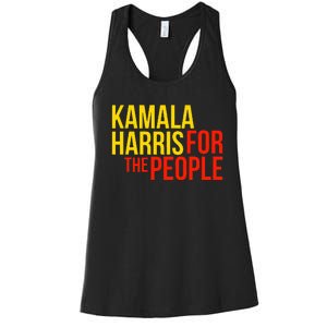 Kamala Harris For The People Kamala Women's Racerback Tank