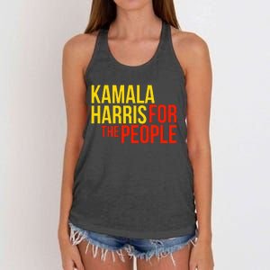 Kamala Harris For The People Kamala Women's Knotted Racerback Tank