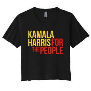 Kamala Harris For The People Kamala Women's Crop Top Tee