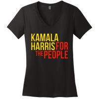 Kamala Harris For The People Kamala Women's V-Neck T-Shirt