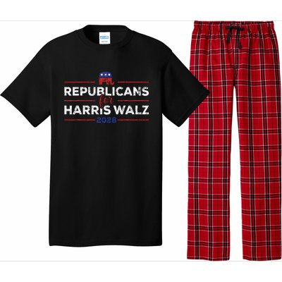 Kamala Harris For President Republicans For Harris Waltz Pajama Set