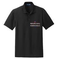 Kamala Harris For President Republicans For Harris Waltz Dry Zone Grid Polo