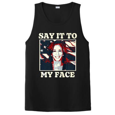 Kamala Harris For President Say It To My Face Debate 2024 PosiCharge Competitor Tank