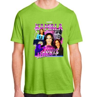 Kamala Harris For President 2024 Bootleg Rap Style Campaign Adult ChromaSoft Performance T-Shirt