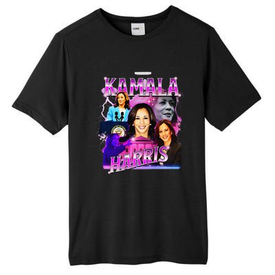 Kamala Harris For President 2024 Bootleg Rap Style Campaign Tall Fusion ChromaSoft Performance T-Shirt