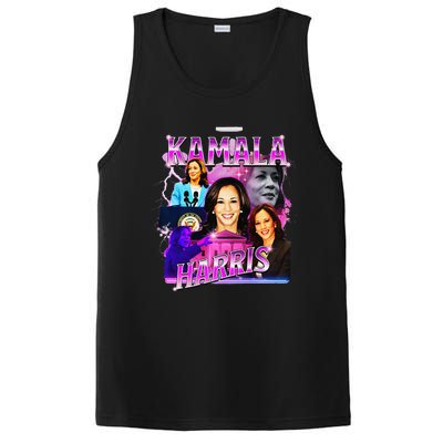 Kamala Harris For President 2024 Bootleg Rap Style Campaign PosiCharge Competitor Tank