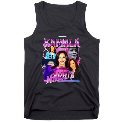 Kamala Harris For President 2024 Bootleg Rap Style Campaign Tank Top