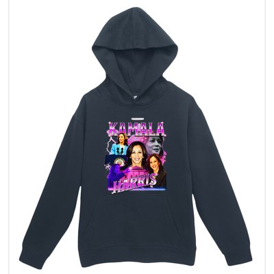 Kamala Harris For President 2024 Bootleg Rap Style Campaign Urban Pullover Hoodie