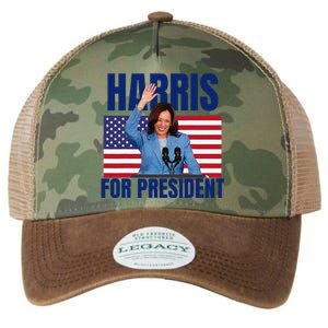 Kalama Harris For President 2024 Gift Legacy Tie Dye Trucker Hat