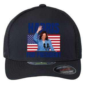 Kalama Harris For President 2024 Gift Flexfit Unipanel Trucker Cap