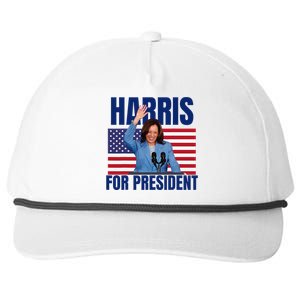 Kalama Harris For President 2024 Gift Snapback Five-Panel Rope Hat