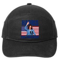 Kalama Harris For President 2024 Gift 7-Panel Snapback Hat